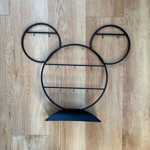 Hallmark 2014 Disney Magic Ornament Display Stand Mickey Christmas Holiday Black